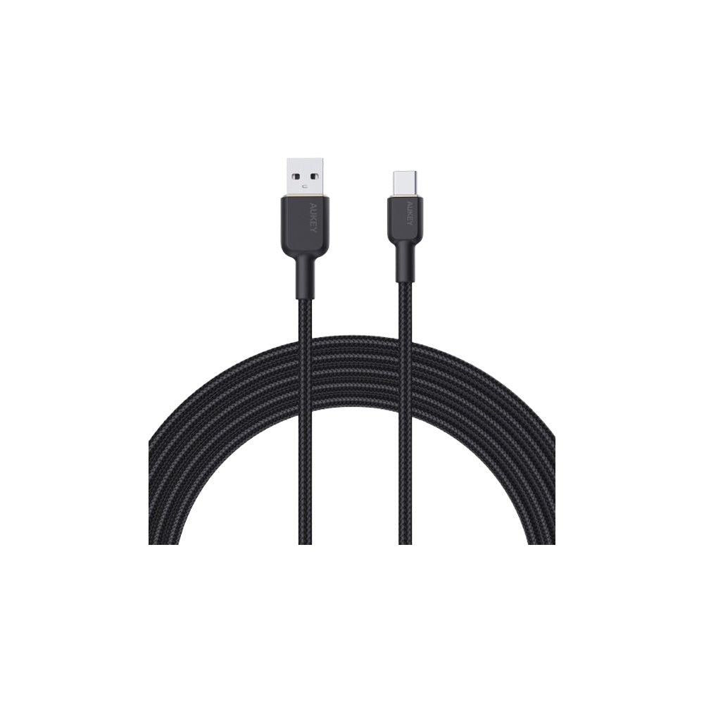 AUKEY Circlet Nylon 1m Braided USB-A To USB-C Cable [1M/1.8M]