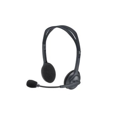 Logitech H110 Stereo Corded 3.5mm Wired Headset