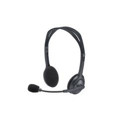 Logitech H110 Stereo Corded 3.5mm Wired Headset