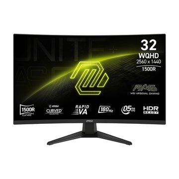 MSI MAG 321CQF E18 31.5" WQHD 180Hz VA 1500R Curved Gaming Monitor