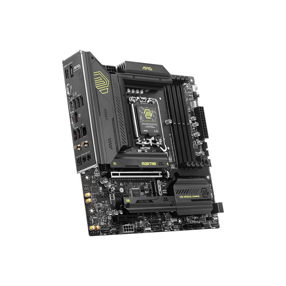 MSI MAG B860M MORTAR WIFI 美品 MSI MAG B860M Mortar Wifi mATX Motherboard