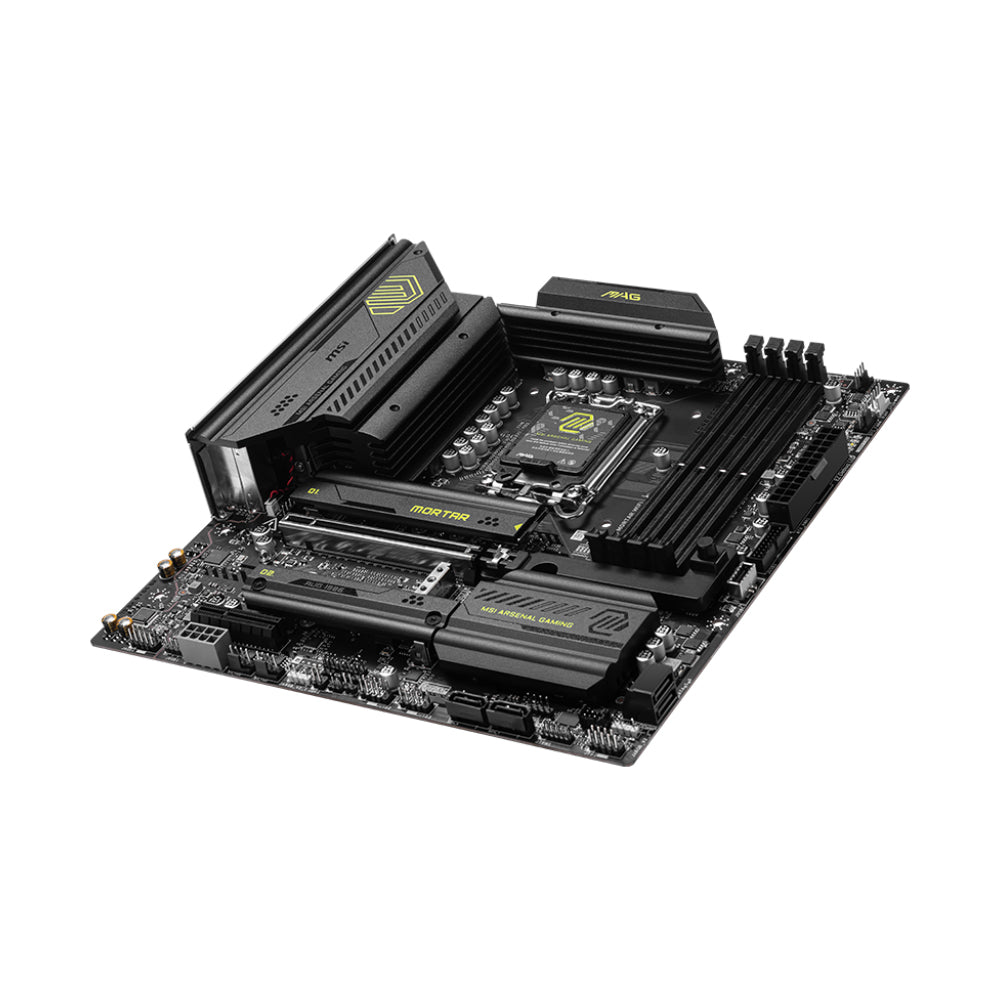 MSI MAG B860M MORTAR WIFI 美品 MSI MAG B860M Mortar Wifi mATX Motherboard