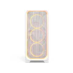 Fractal Design Meshify 3 Ambience Pro RGB Tempered Glass Clear Tint Chassis [White]