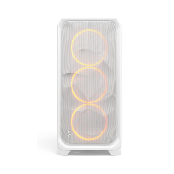 Fractal Design Meshify 3 XL RGB Tempered Glass Clear Tint Chassis [White]