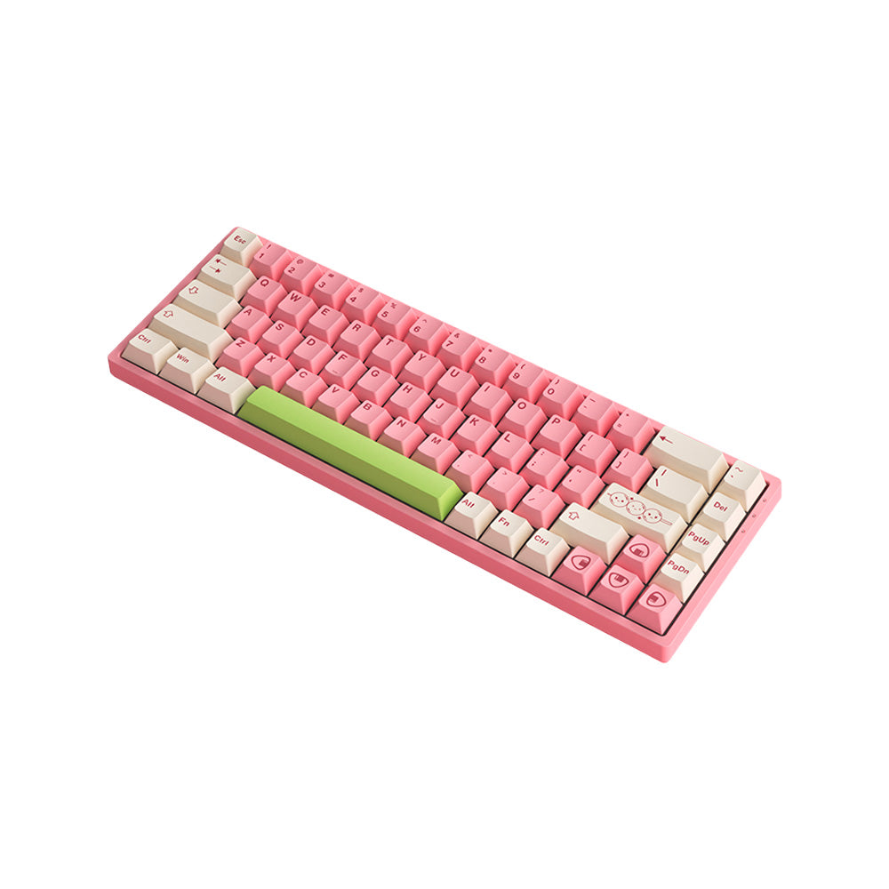 Akko Mochi & Dango 3068B Plus Pink & White Wireless Keyboard