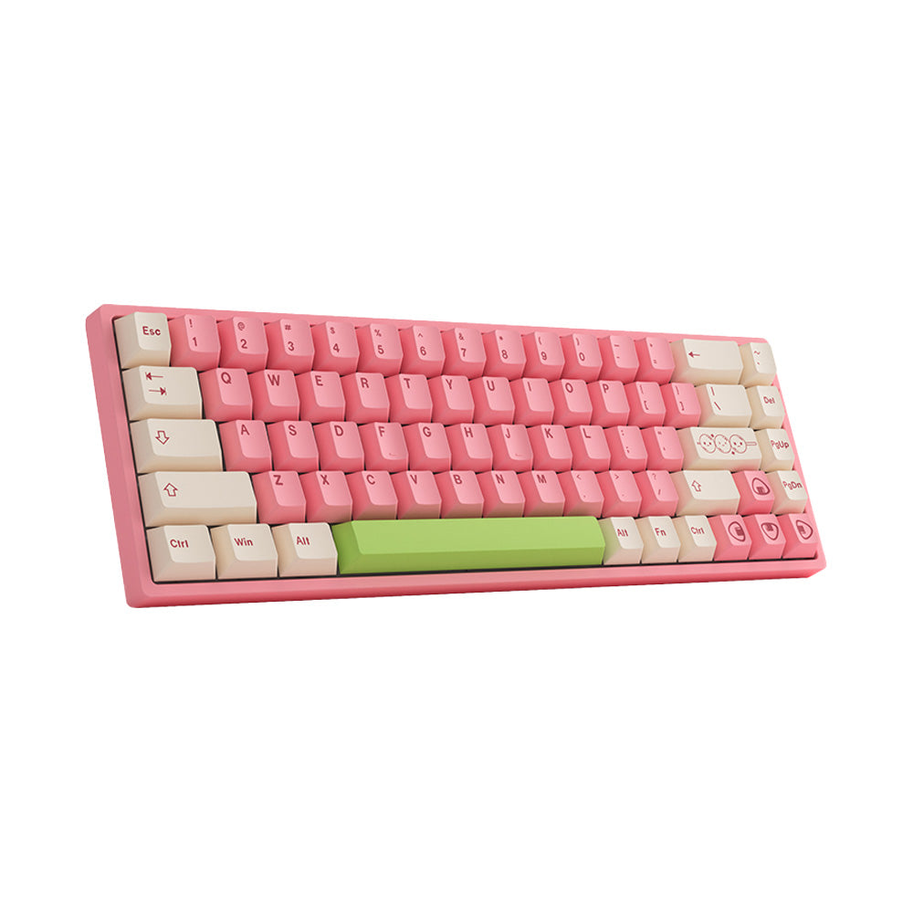 Akko Mochi & Dango 3068B Plus Pink & White Wireless Keyboard