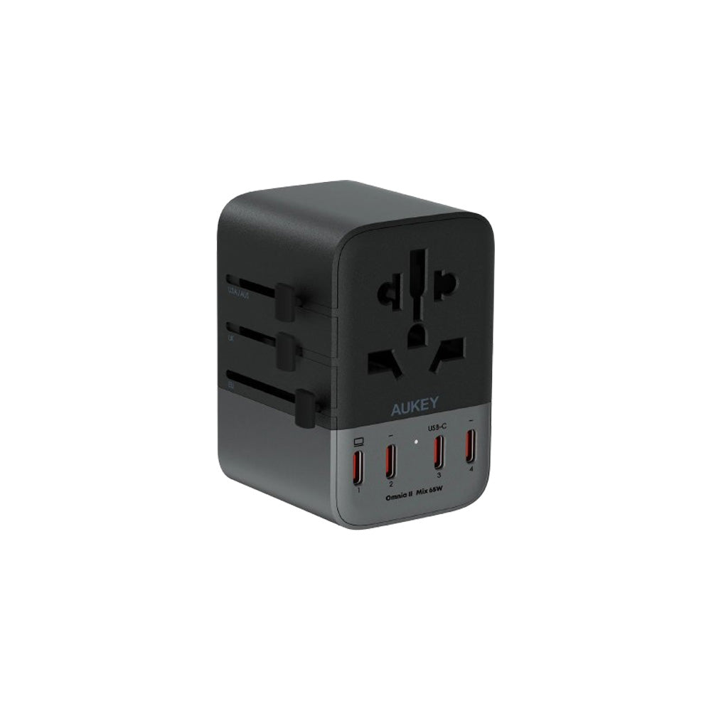 AUKEY PA-TA08A 65W Travel Mate Universal Adapter Travel Charger