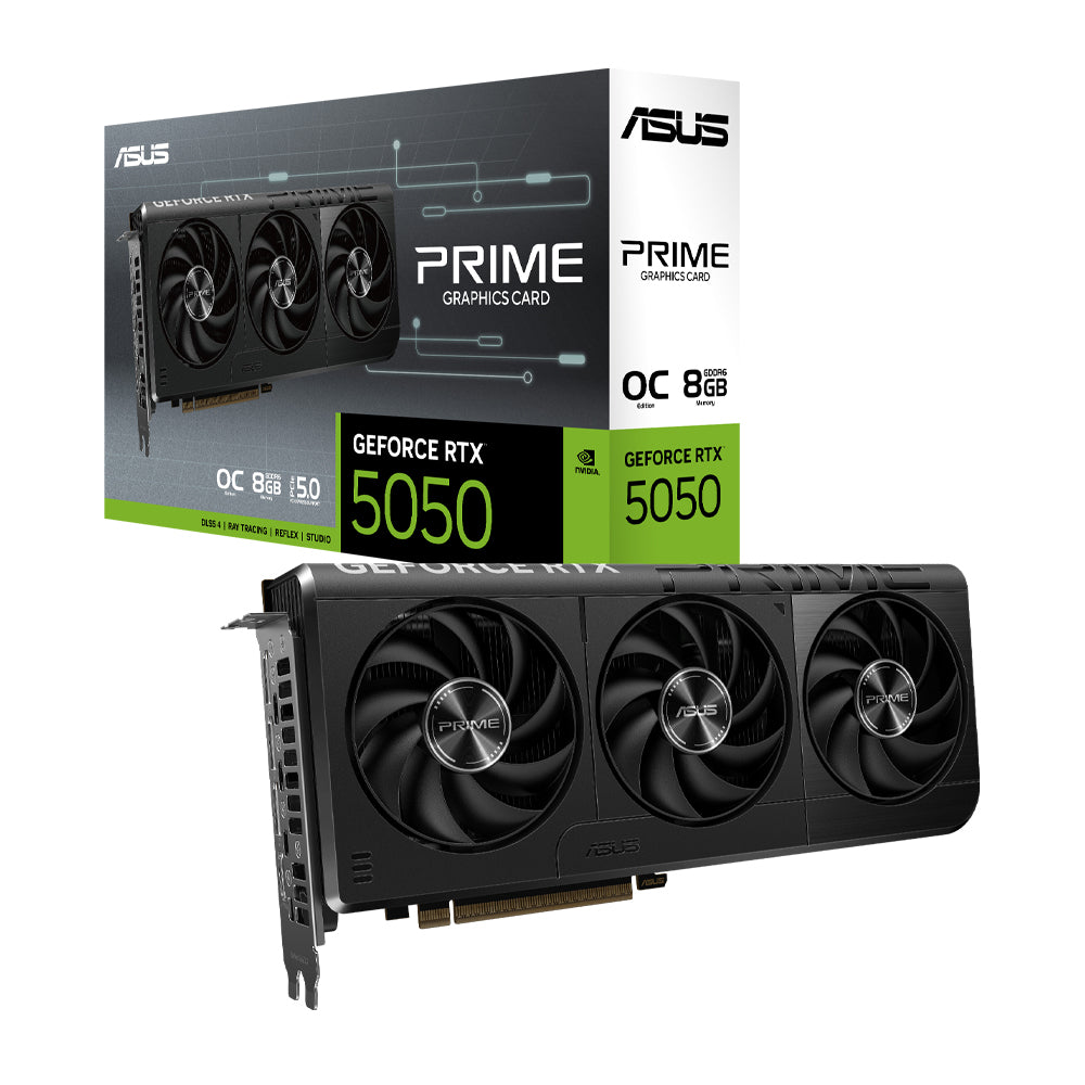 ASUS Prime GeForce RTX™ 5050 8GB GDDR6 OC Edition Graphics Card