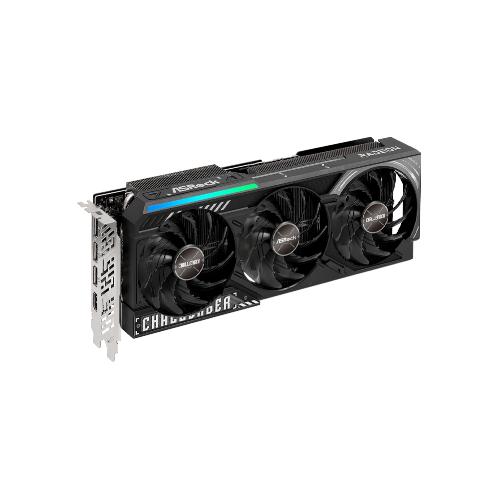 ASRock AMD Radeon™ RX 9070 XT Challenger 16GB GDDR6 Graphic Card ASRock AMD Radeon™ RX 9070 XT Challenger 16GB GDDR6 Graphic Card