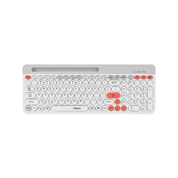 CLiPtec RZK531 Dual Mode Rechargeable Wireless Multimedia Keyboard (DualConn 2)