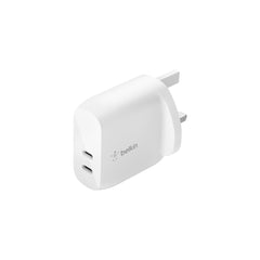 Belkin Dual USB-C 40W Wall Charger [WCB006MYWH]