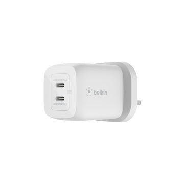 Belkin Dual USB-C 65W GaN Wall Charger [WCH013MYWH]