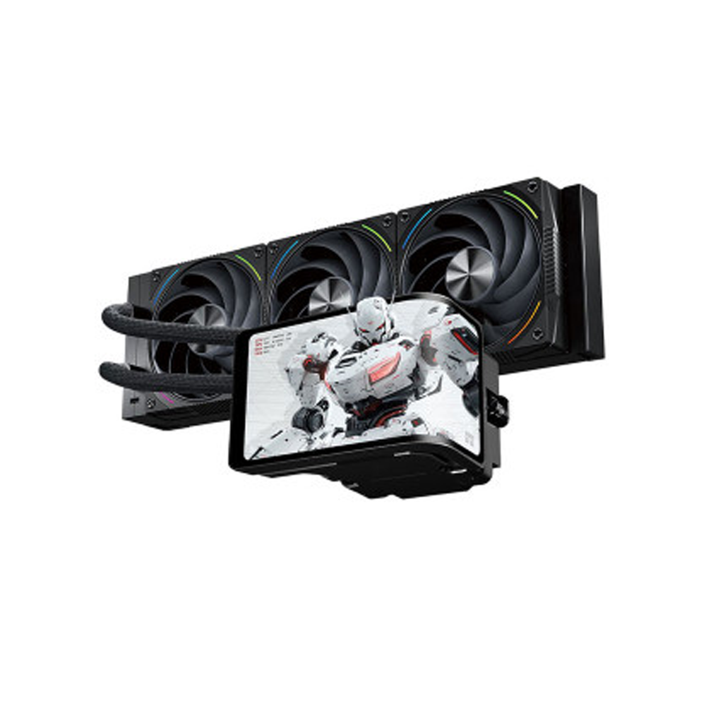 Thermalright Wonder Vision 360 AIO Vloeistofkoeler – Met 6,67-inch Gebogen Scherm, 2400x1080, Voor Intel En AMD, Zwart