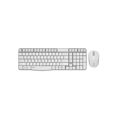 Rapoo X1800SW Spill-resistant Wireless Keyboard and Mouse Combo [White]