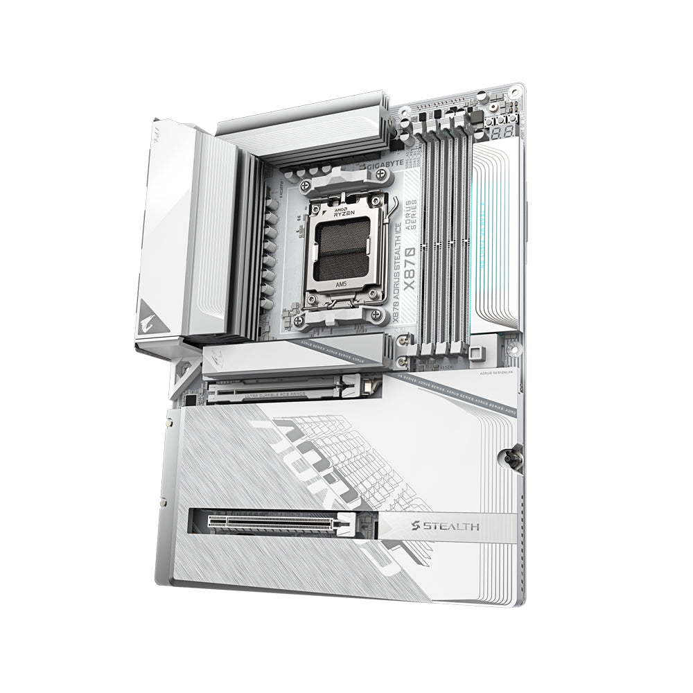 GIGABYTE X870 Aorus Stealth Ice ATX Motherboard