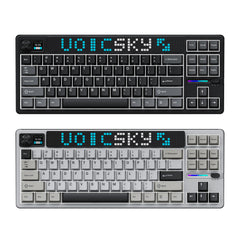 VOICSKY ATMOS 87 Hybrid Layout Mechanical Keyboard with PIXEL + Dynamic Screen