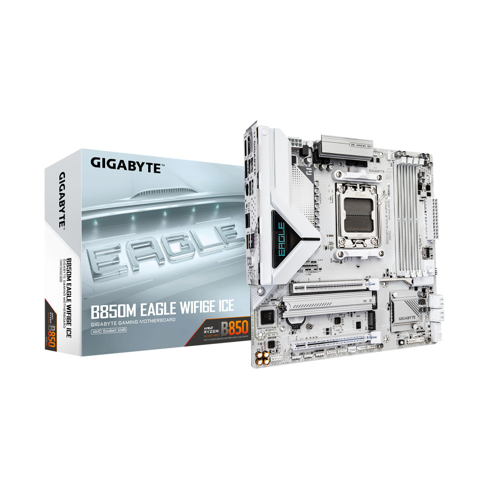GIGABYTE B850M Eagle Wifi6E Ice AM5 MATX Motherboard