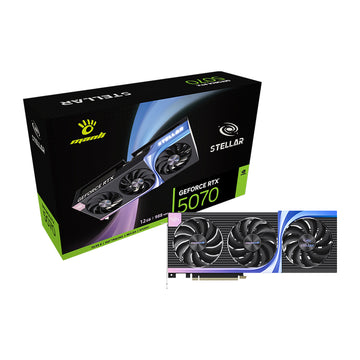 Manli Black Stellar GeForce RTX™ 5070 OC 12GB GDDR7 Graphic Card