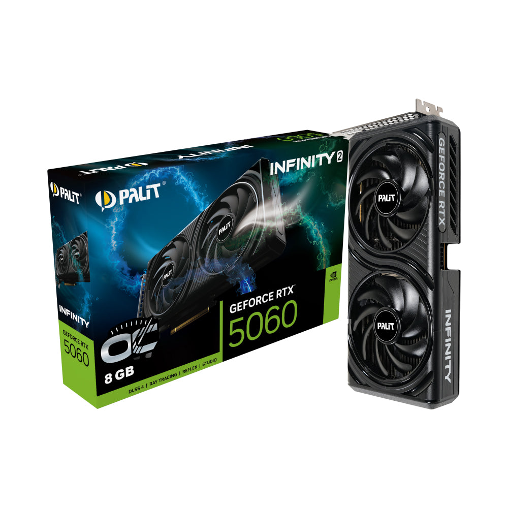 Palit GeForce RTX™ 5060 Infinity 2 OC 8GB GDDR7 Graphic Card
