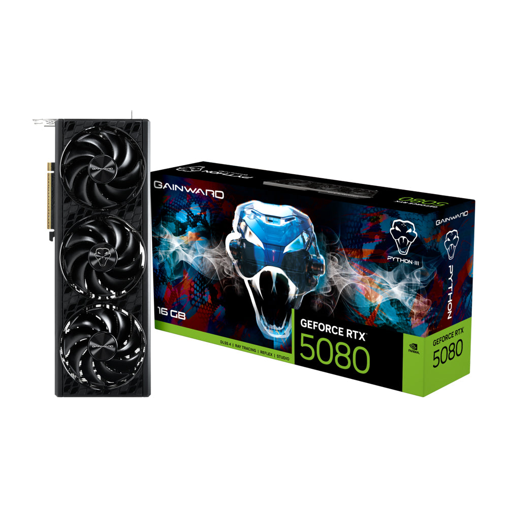 Gainward GeForce RTX™ 5080 Python III 16GB GDDR7 Graphics Card