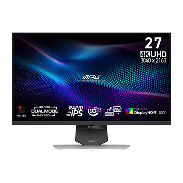 [Pre Order] MSI MPG 274URDFW E16M 27″ UHD 160Hz/ FHD 320Hz Rapid IPS with Mini LED Dual‑Mode Gaming Monitor