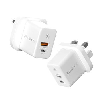 ADAM elements OMNIA X35A/X35C GaN 35W Dual Port Compact Wall Charger