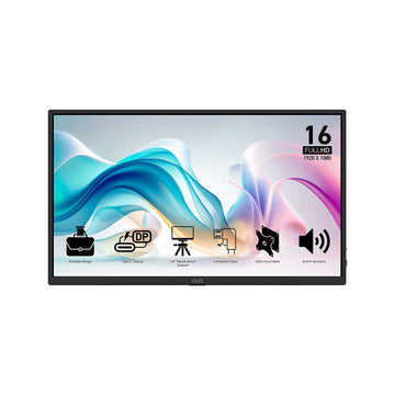 MSI PRO MP165 E6 15.6" FHD 60Hz IPS Portable Monitor