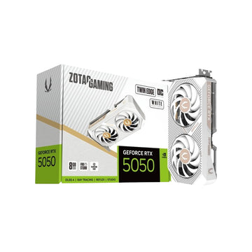 Zotac Gaming GeForce RTX™ 5050 Twin Edge OC White Edition 8GB GDDR6 Graphic Card