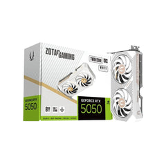 Zotac Gaming GeForce RTX™ 5050 Twin Edge OC White Edition 8GB GDDR6 Graphic Card