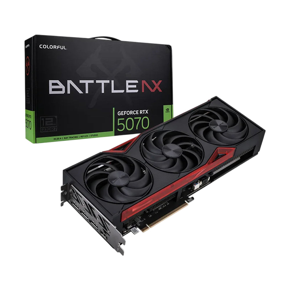 Colorful GeForce RTX™ 5070 Battle AX 12GB V2-V 12GB GDDR7 Graphics Car