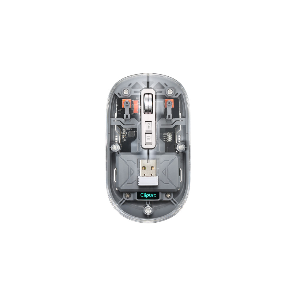 CLiPtec RZS635 Dual Mode 2400dpi Rechargeable Silent Wireless Mouse