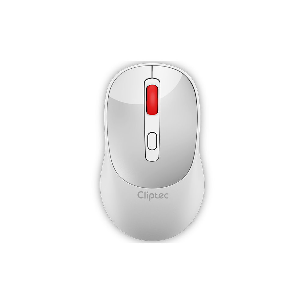 CLiPtec RZS640 Dual Mode 3200DPI Rechargeable Silent Wireless Mouse (Dual-Speedy)