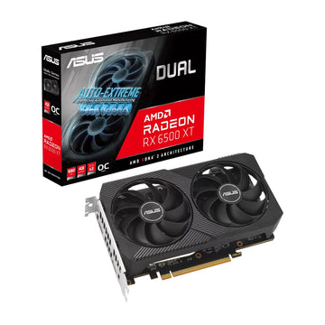 ASUS Dual Radeon™ RX 6500 XT V2 4GB GDDR6 OC Edition Graphics Card