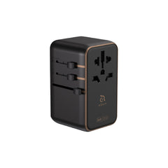 ADAM elements T100L 100W Universal Travel Adapter with Built-In USB-C Cable