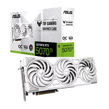 ASUS TUF Gaming GeForce RTX™ 5070 Ti 16GB GDDR7 White OC Edition Graphic Card
