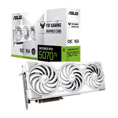 ASUS TUF Gaming GeForce RTX™ 5070 Ti 16GB GDDR7 White OC Edition Graphic Card