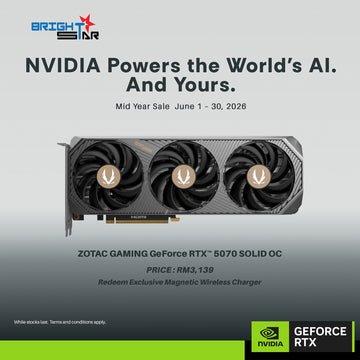 Zotac Gaming GeForce RTX 5070 Solid OC 12GB GDDR7 Graphic Card