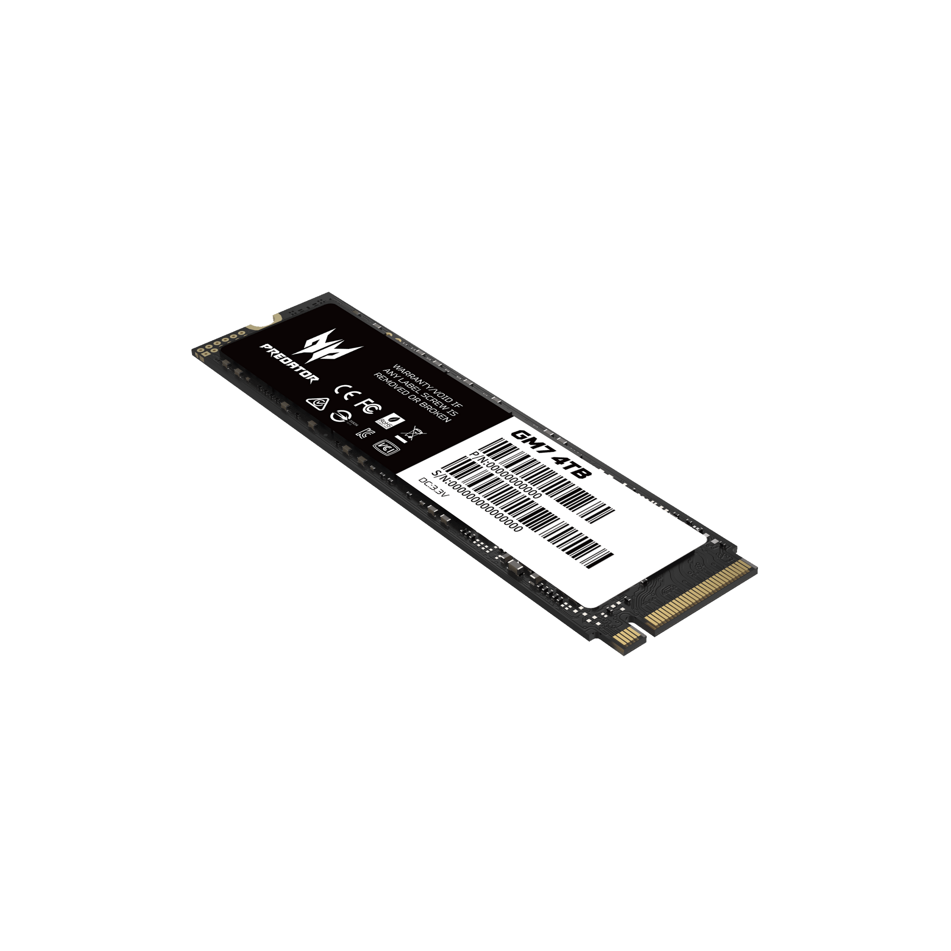Acer Predator GM7 PCIe 4.0 M.2 SSD Acer Predator GM7 PCIe 4.0 M.2 SSD