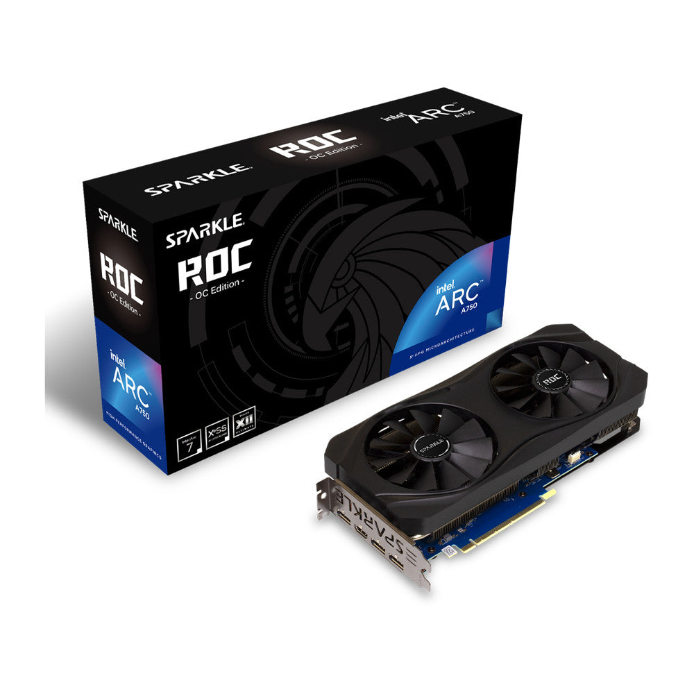 Sparkle Intel ARC A750 ROC OC 8GB DDR6 Graphic Card [SA750R-8GOC]