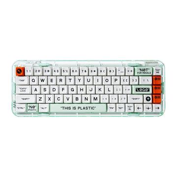 MelGeek Mojo68 Plastic 65% Transparent Mechanical Keyboard