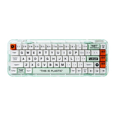 MelGeek Mojo68 Plastic 65% Transparent Mechanical Keyboard