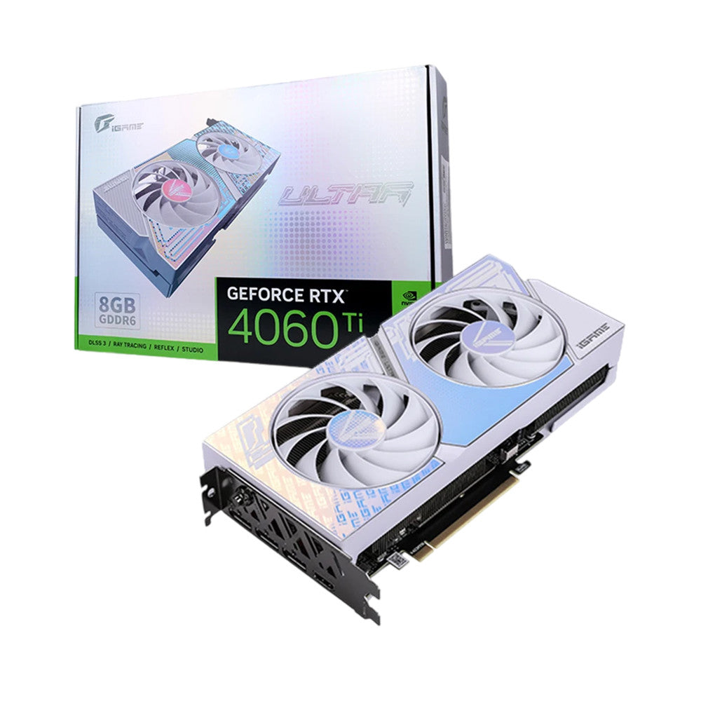 Colorful iGame GeForce RTX 4060 Ti Ultra W DUO OC 8GB-V Graphics Card