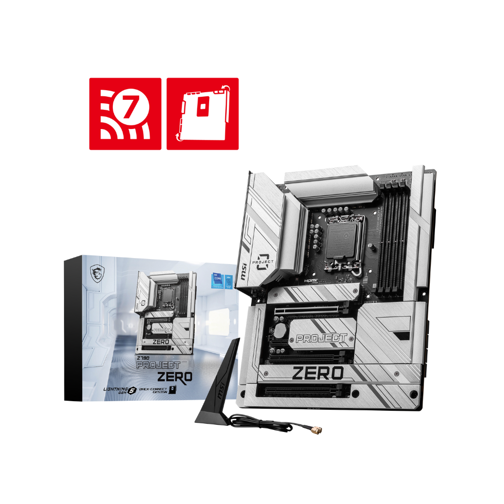 MSI Z790 PROJECT ZERO LGA1700 ATX Motherboard