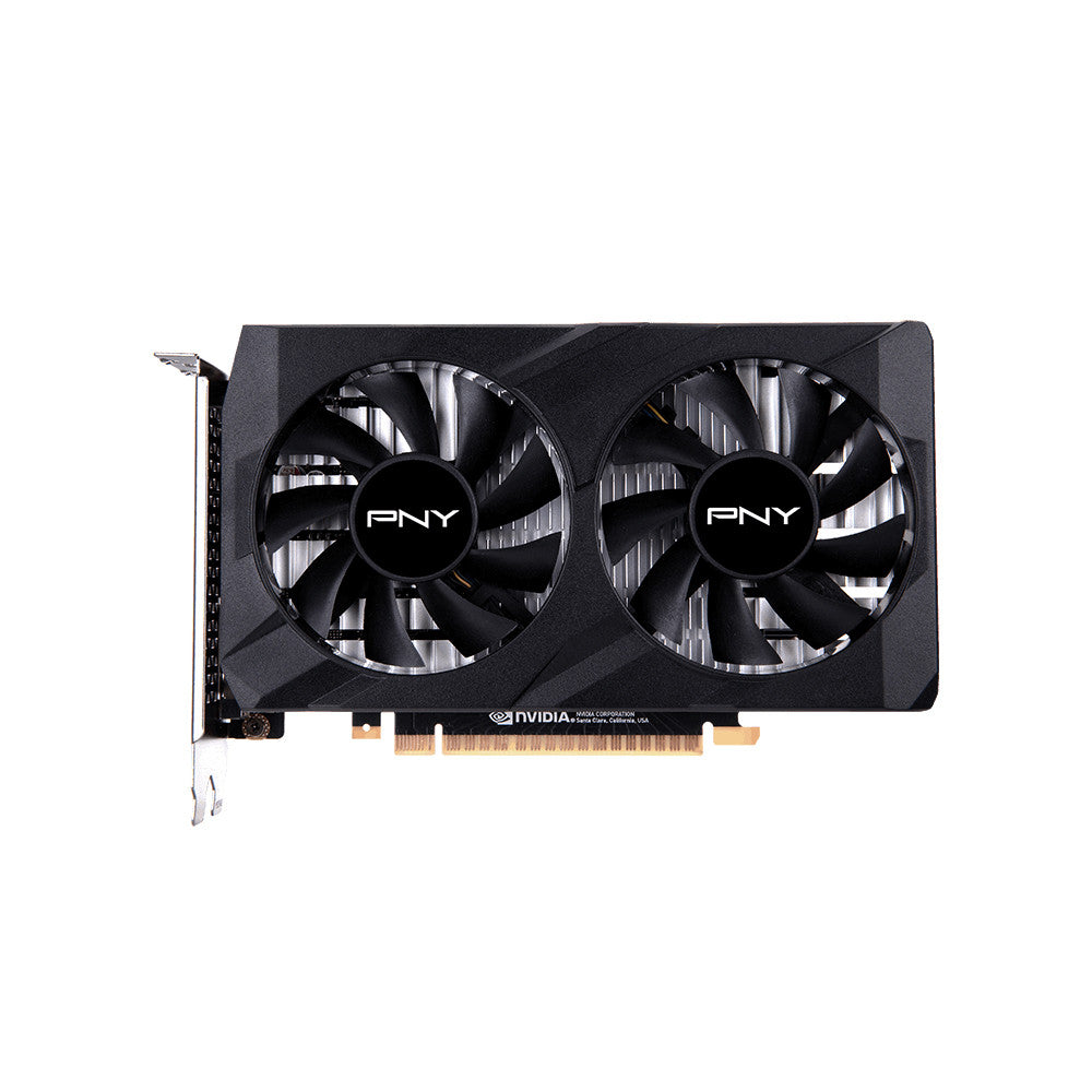 PNY GeForce GTX 1650 4GB GDDR6 Dual Fan Graphics Card [VCG16504D6DFXPB1]