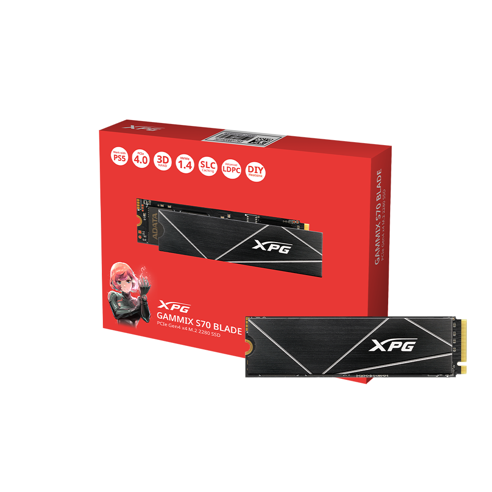 XPG GAMMIX S70 BLADE PCIe Gen4x4 M.2 2280 SSD