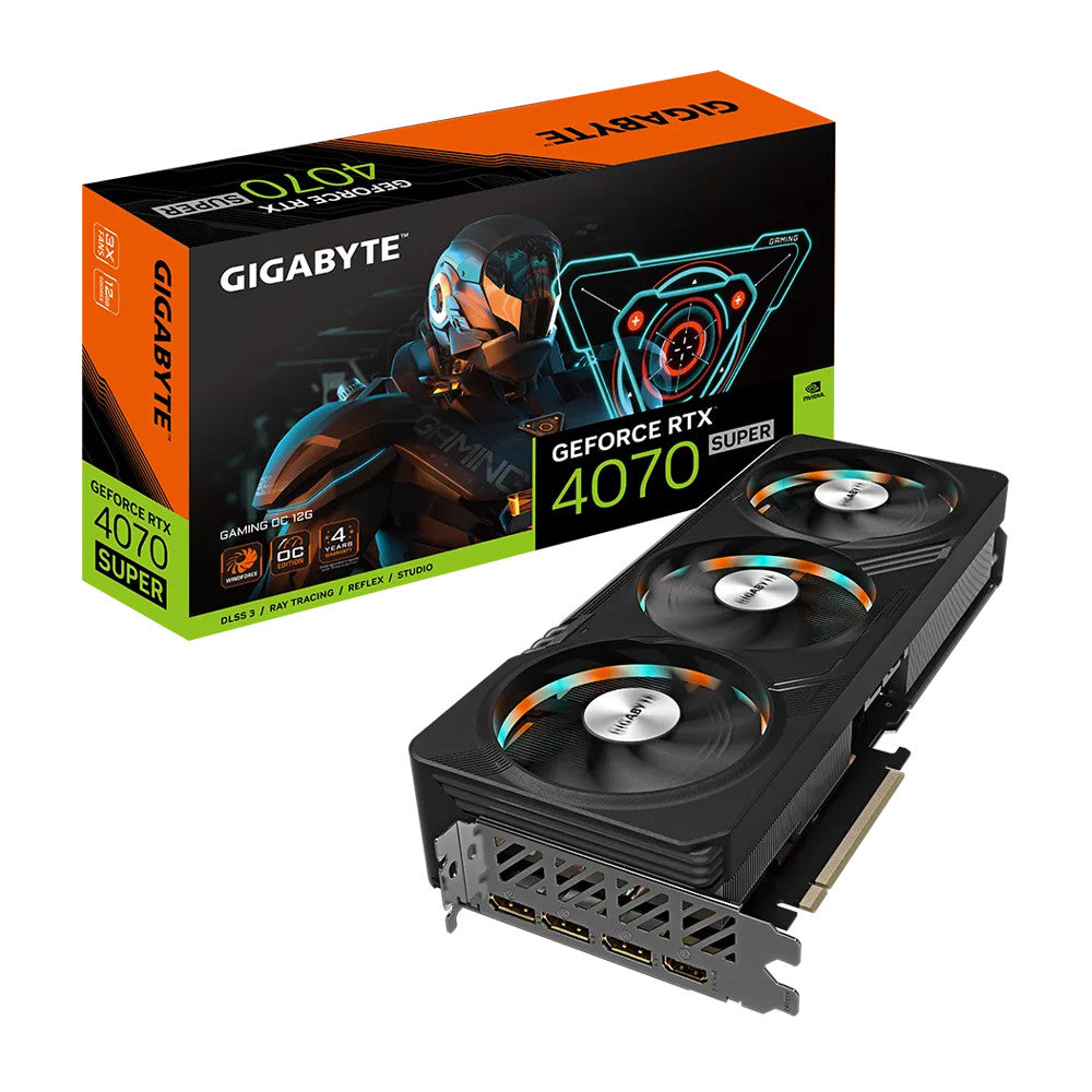 GIGABYTE GeForce RTX 4070 SUPER GAMING OC 12G Graphics Card [GV-N407SGAMING OC-12GD]