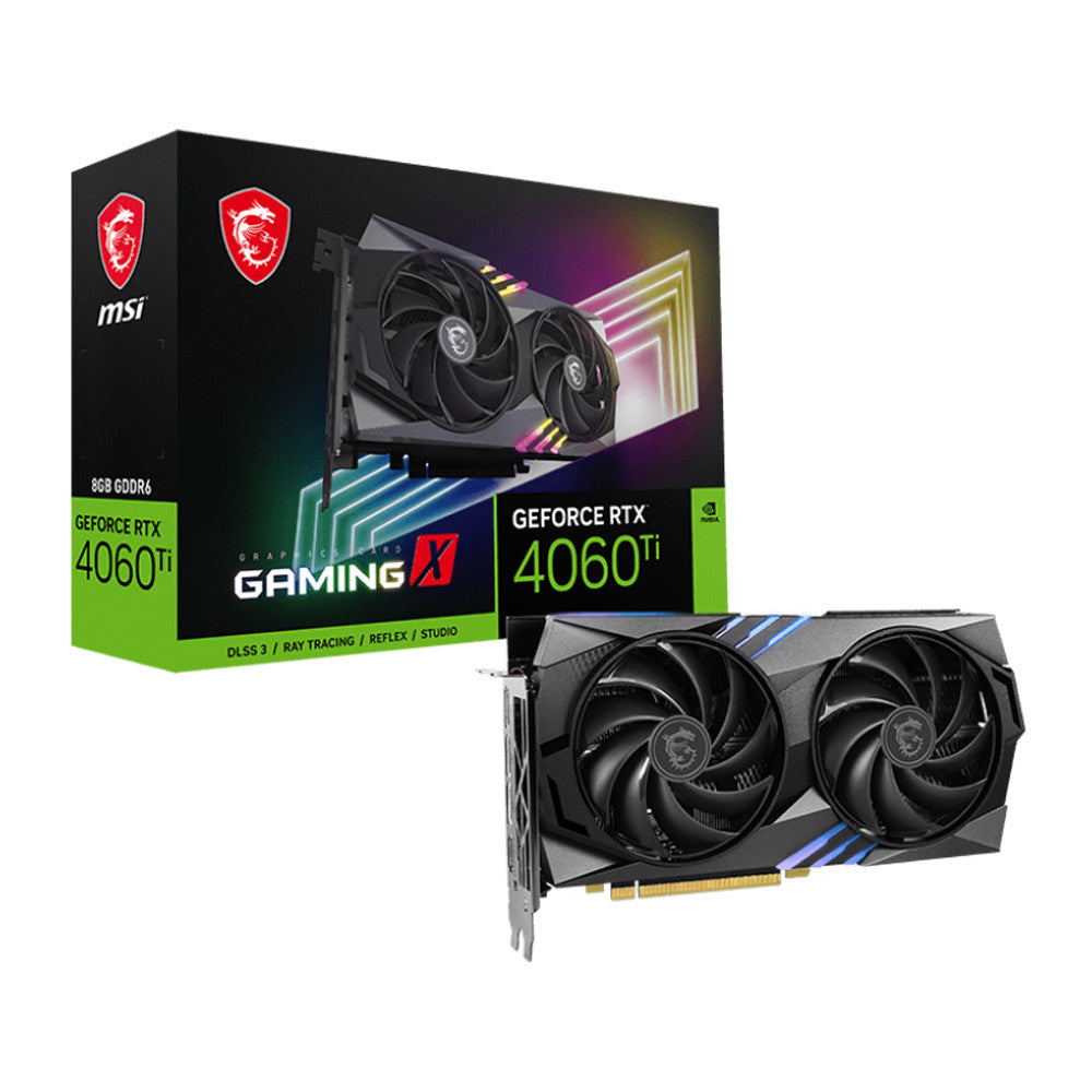 MSI GeForce RTX 4060 Ti Gaming X 8G GDDR6 Graphics Card