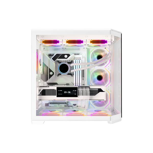 Invasion ZOOM ATX Desktop Chassis [Black/White]