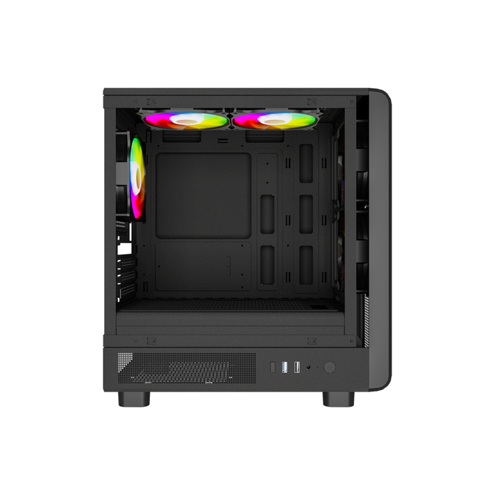 Invasion C-2000 Micro-ATX Desktop Chassis - Black