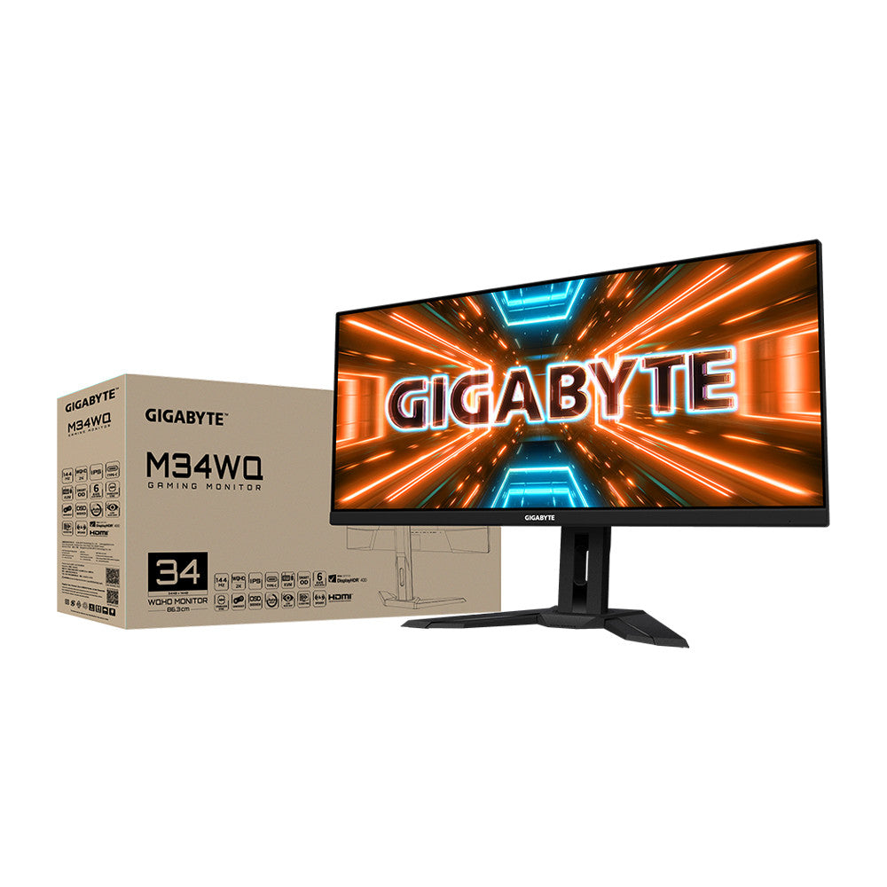 GIGABYTE M34WQ 34" UWQHD 144hz IPS Gaming Monitor